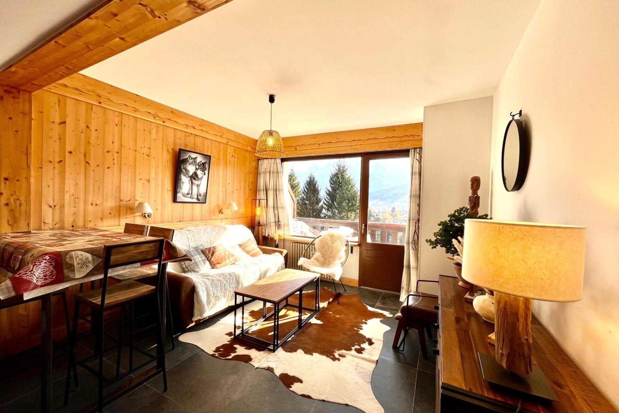 Superb Cosy Apartment With Balcony Combloux Buitenkant foto